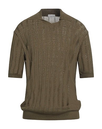 BALLANTYNE Sweater Military green 100% Linen