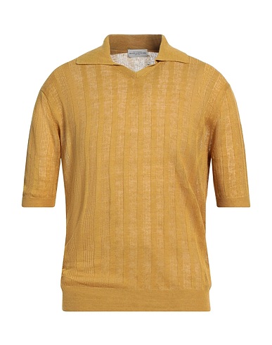 BALLANTYNE Jumper Mustard 100% Linen