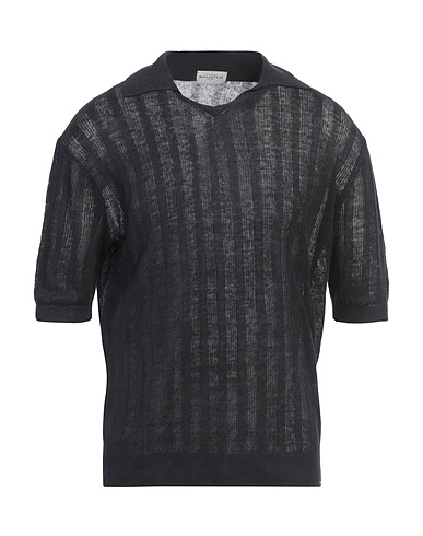 BALLANTYNE Jumper Charcoal 100% Linen