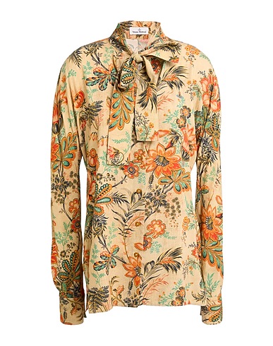 VIVIENNE WESTWOOD Patterned shirts & blouses KHAKI 100% Viscose, Polyester