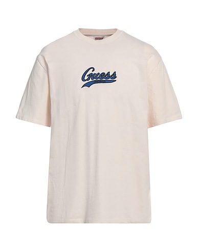 GUESS T-shirt Off white 100% Cotton