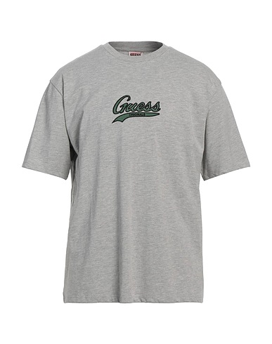 GUESS T-shirt Light grey 70% Cotton, 30% Polyester