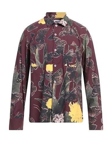 OBEY Patterned shirt Plum 100% Organic cotton
