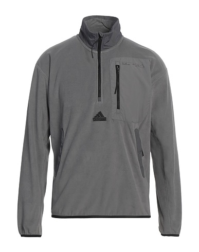 ADIDAS Sweatshirt Grau 100% Recyceltes Polyester