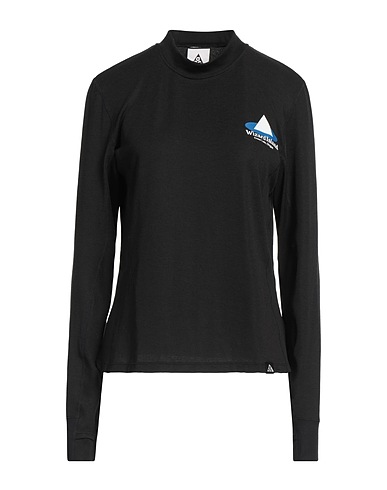 NIKE T-shirt ACG Black 88% Polyester, 7% Wool, 5% Elastane