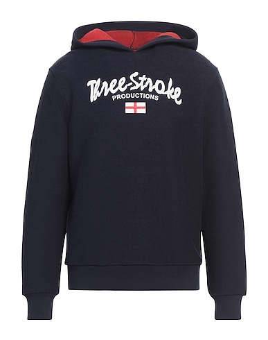 THREE STROKE Felpa Blu navy 100% Cotone