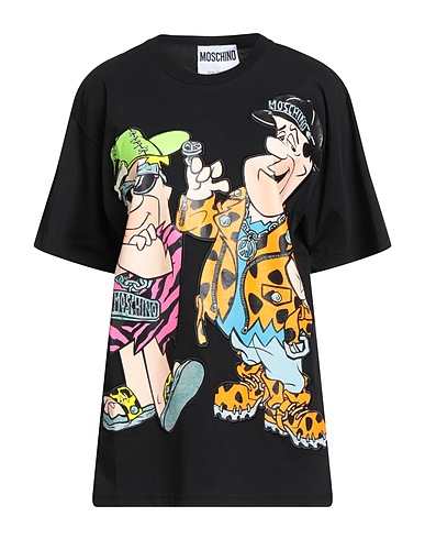 MOSCHINO T-shirt Black 100% Organic cotton