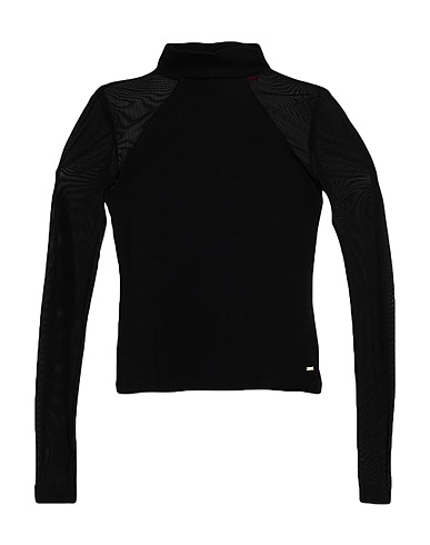 GUESS Top Black 59% Viscose, 36% Polyamide, 5% Elastane