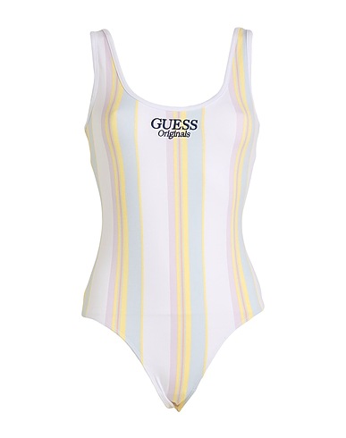 GUESS TOPWEAR White 92% Cotton, 8% Elastane