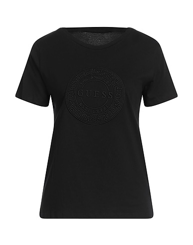 GUESS T-shirt Black 100% Cotton