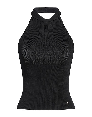 ANINE BING Top Black 95% Viscose, 5% Polyamide