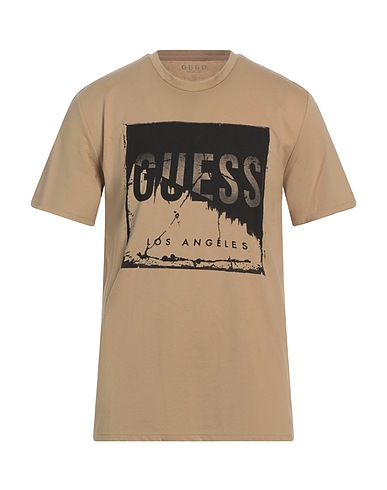 GUESS T-shirt Sand 60% Cotton, 40% Polyester