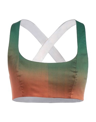PHILOSOPHY di LORENZO SERAFINI Top Green 96% Cotton, 4% Elastane