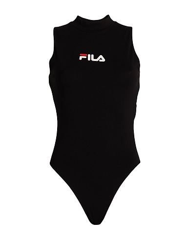 FILA TOPS & TEES Black 95% Cotton, 5% Elastane