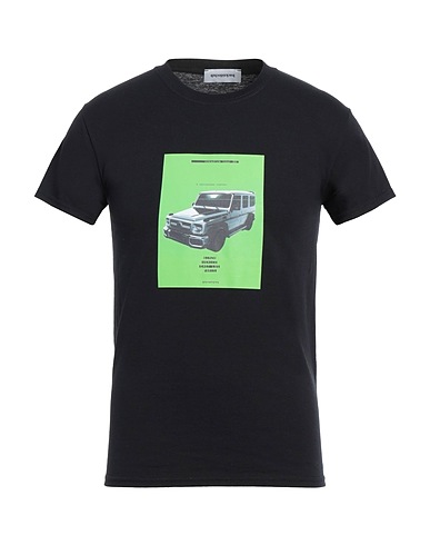 BACKSIDECLUB T-shirt Nero 100% Cotone