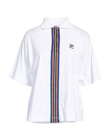 FILA Polo shirt BIANCO 70% Cotton, 30% Polyester