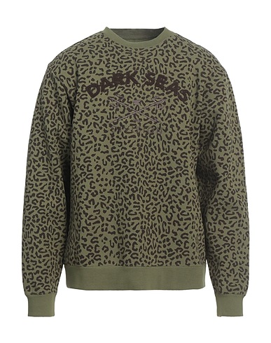 DARK SEAS Sweatshirt Military green 58% Cotton, 42% Polyester