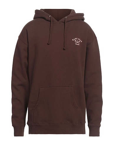DARK SEAS Hooded track jacket  Chocolate brown 70% Cotton, 30% Polyester