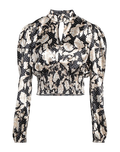 GUESS Top Noir 97% Polyester, 3% Élasthanne