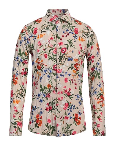 PETRO' SARTORIA ITALIANA TOPWEAR Beige 50% Lino, 50% Cotone