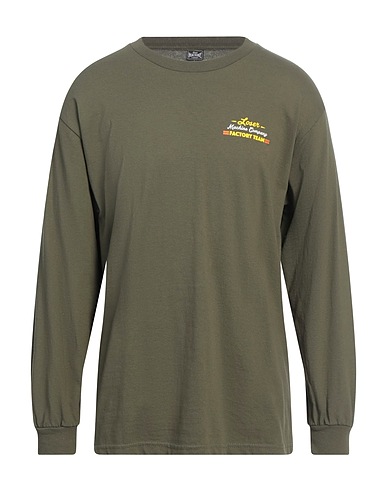 LOSER MACHINE COMPANY T-shirt Military green 100% Cotton