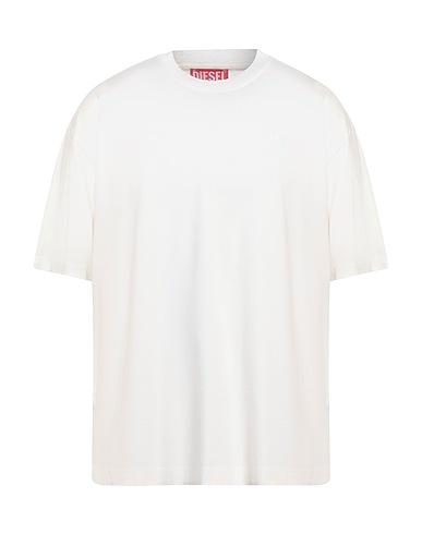 DIESEL T-shirt Bianco 100% Cotone