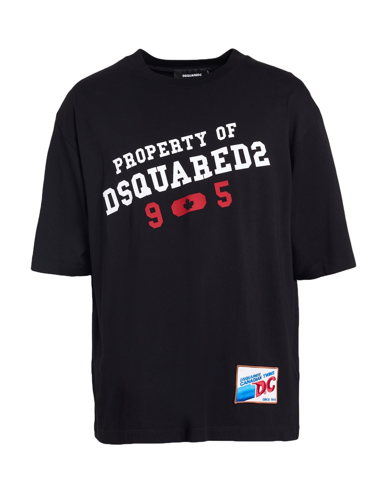 DSQUARED2 T-Shirts and Tops | Charcoal Men's T-shirt | YOOX