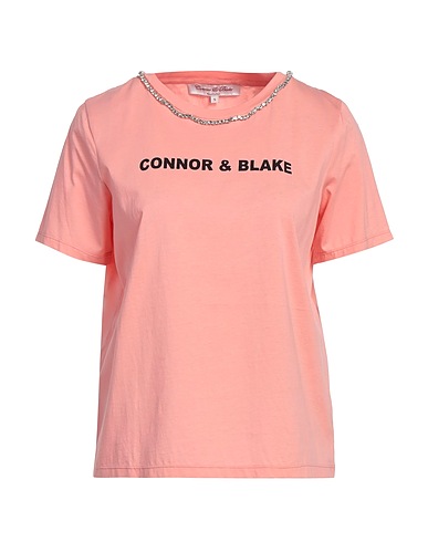 CONNOR & BLAKE T-shirt Salmon pink 100% Cotton