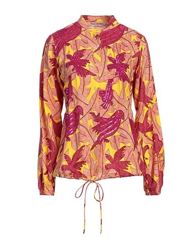 CONNOR & BLAKE Floral shirts & blouses Yellow 100% Viscose