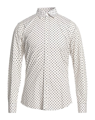 DOLCE&GABBANA Patterned shirt White 100% Cotton