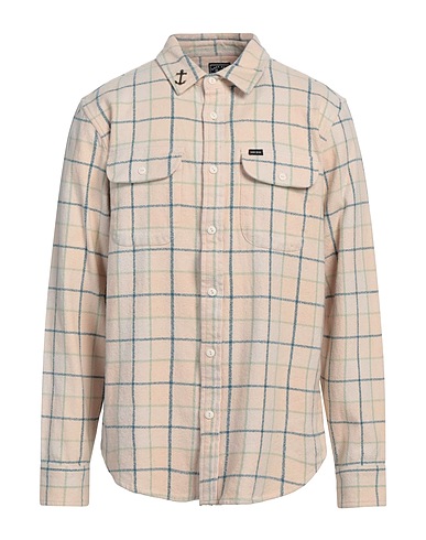 DARK SEAS Checked shirt Apricot 100% Cotton