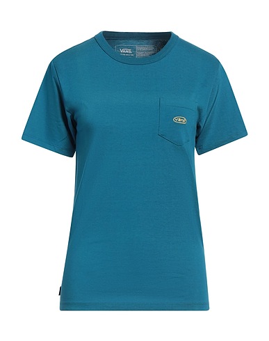 VANS T-shirt Deep teal 100% Cotton