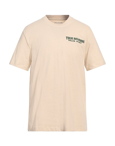 TRUE RELIGION T-shirt Beige 100% Cotton