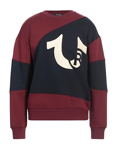 TRUE RELIGION Sweatshirt Burgundy 60% Cotton, 40% Polyester