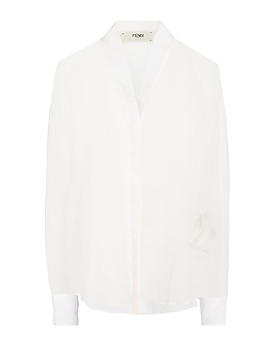 FENDI Silk shirts & blouses Off white 100% Silk