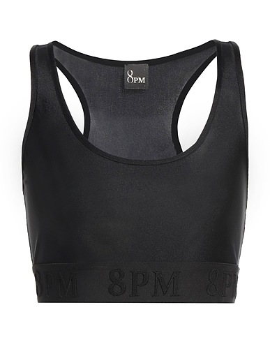 8PM Top Black 80% Polyamide, 20% Elastane, Polyester