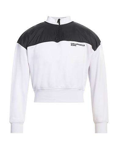 KARL LAGERFELD JEANS Sweatshirt White 90% Cotton, 10% Polyester
