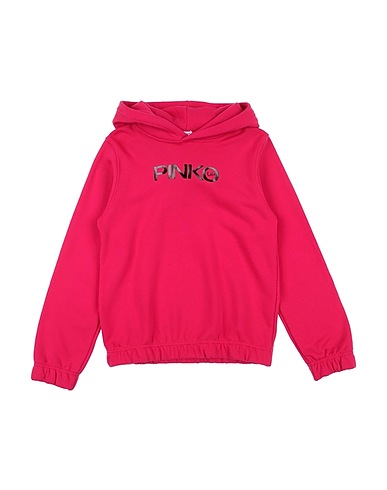 PINKO UP Hooded track jacket  Fuchsia 100% Cotton