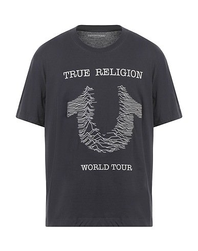 TRUE RELIGION T-shirt Charcoal 100% Cotton
