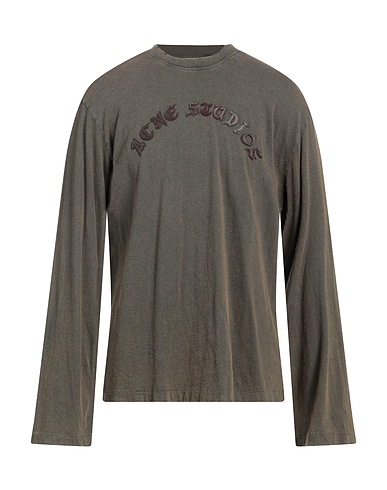 ACNE STUDIOS T-shirt Dark green 100% Organic cotton