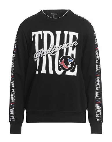 TRUE RELIGION Sweatshirt Black 88% Cotton, 12% Polyester