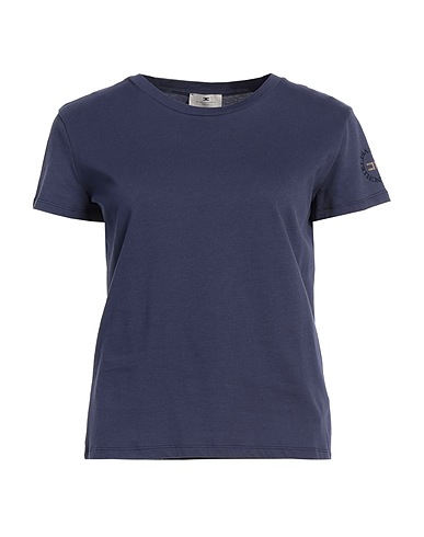 ELISABETTA FRANCHI Basic T-shirt Navy 100% Cotton