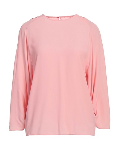 ANNA MOLINARI Top Light pink 85% Acetate, 15% Silk