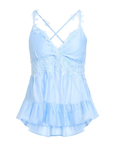 ERMANNO FIRENZE Top Himmelblau 85% Lyocell, 15% Polyester