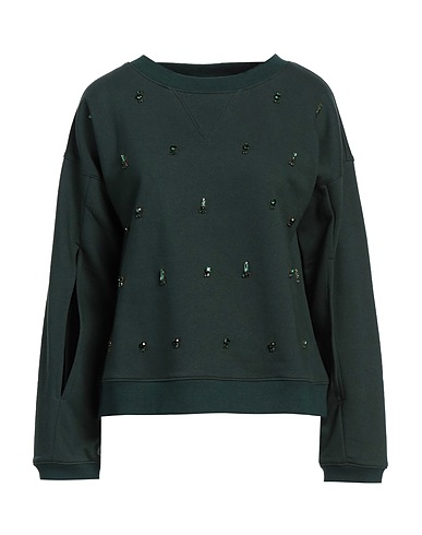 CONNOR & BLAKE Sweatshirt Dark green 100% Cotton
