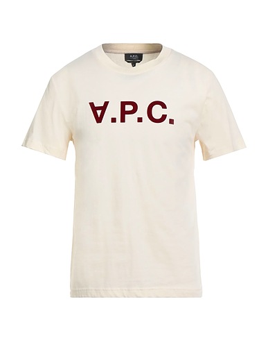 A.P.C. T-shirt Ivory 100% Organic cotton
