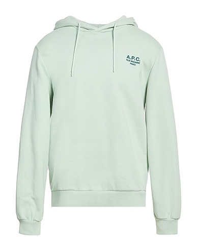 A.P.C. Hooded track jacket  Light green 99% Cotton, 1% Elastane
