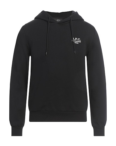 A.P.C. Hooded track jacket  Black 99% Cotton, 1% Elastane