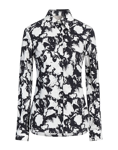 FRANKIE MORELLO Patterned shirts & blouses Black 100% Cotton