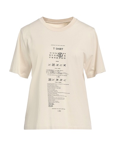 MM6 MAISON MARGIELA T-shirt Cream 100% Cotton